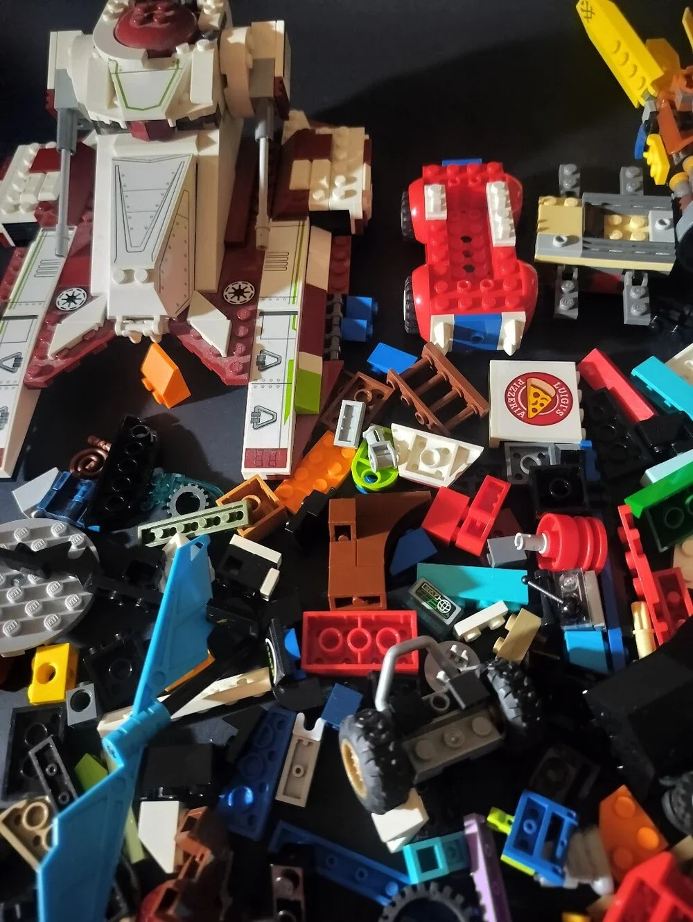 Lego Star Wars Republic Fighter Anakin's Podracer Incomplete